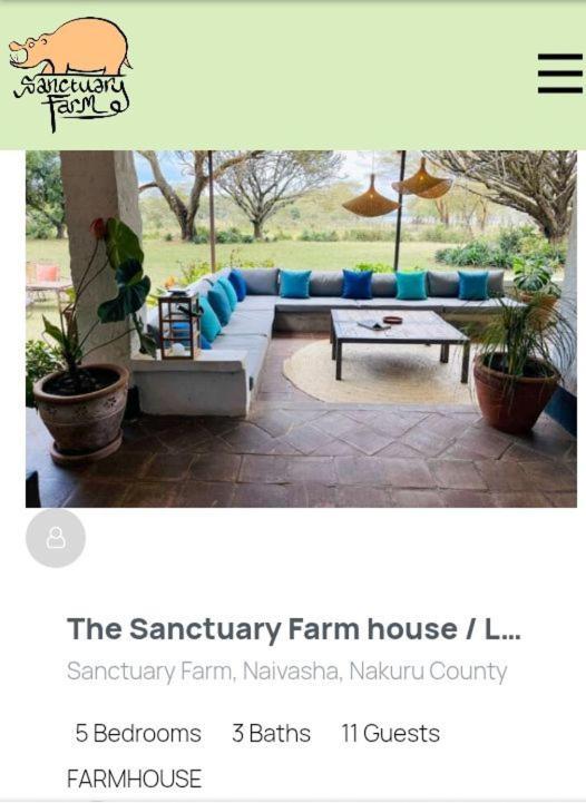 הוילה Sanctuary Farm נאיוואשה מראה חיצוני תמונה